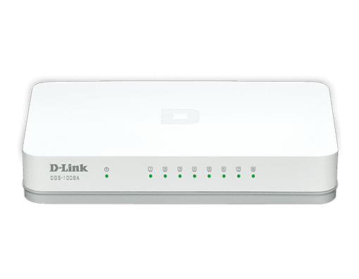 DGS-1008A Switch Gigabit 8 portas