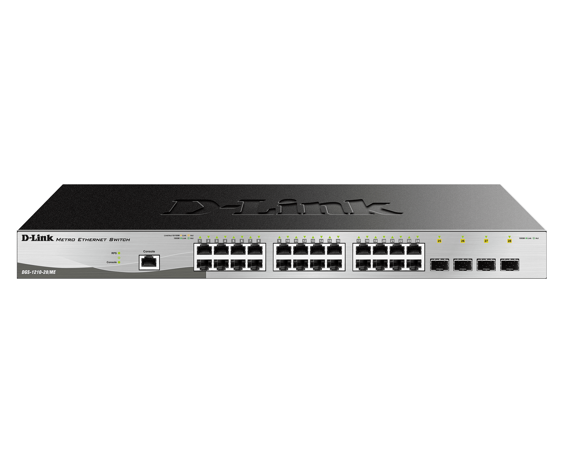 Switch Ethernet Gigabit Metro de 28 Portas