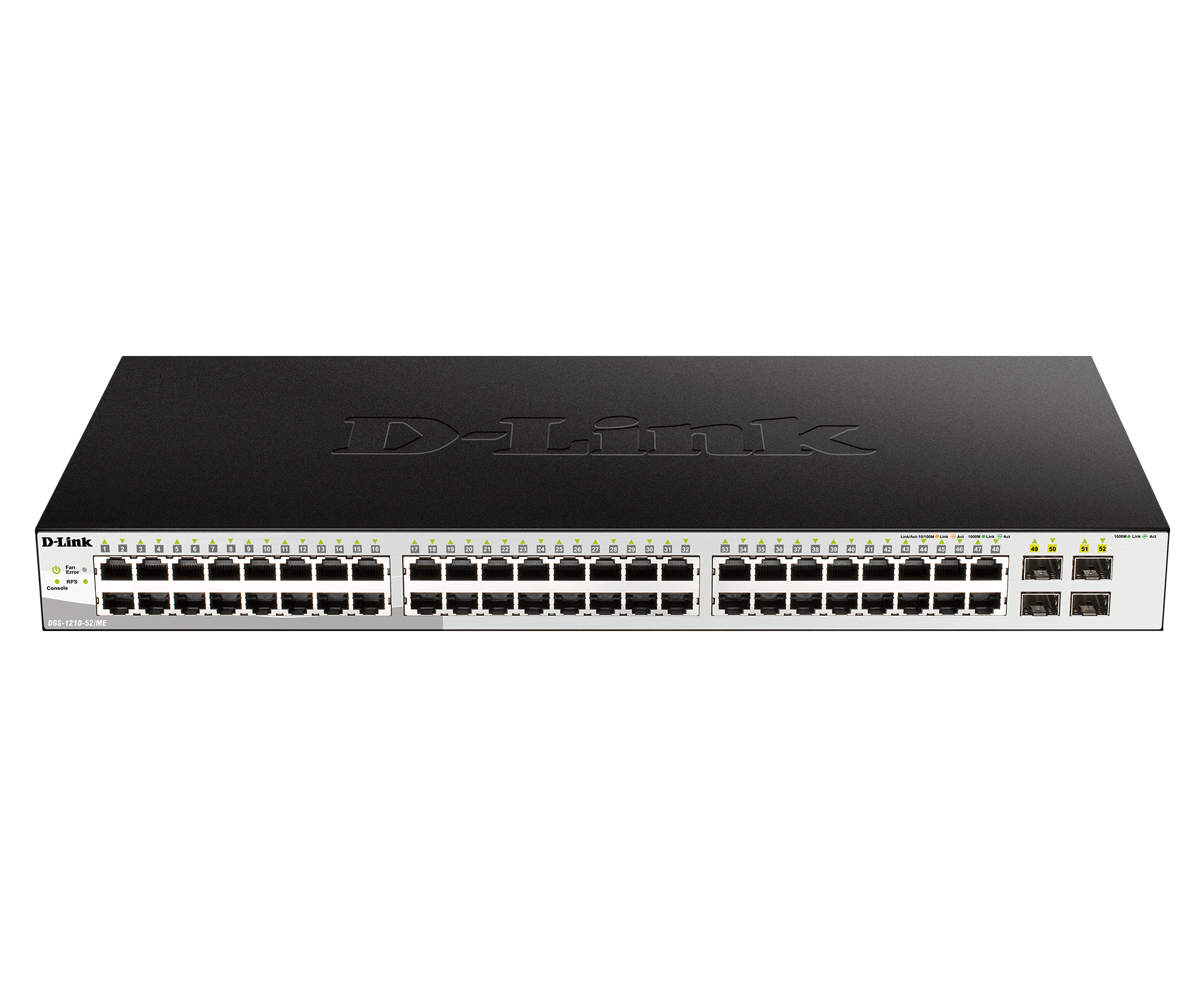 Switch Gigabit Metro Ethernet de 52 portas